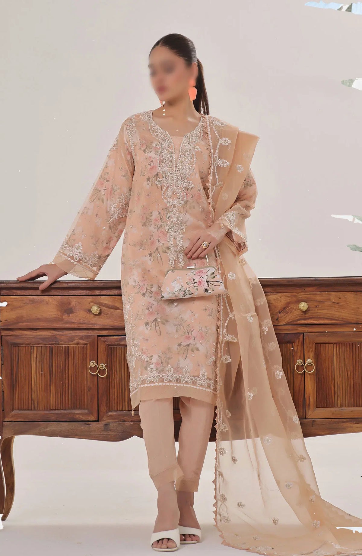 Guzel Formal Luxury Stitched 3 Piece Collection Vol-2 - 02-Ravishing Details