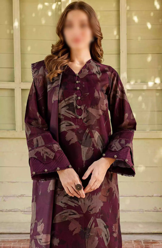 Farasha The Winter Whispers Unstitched Khaddar 2024 - 02 AYLA