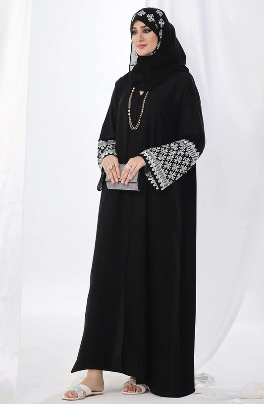 TGM25AB Women Casual Abaya Lamiya