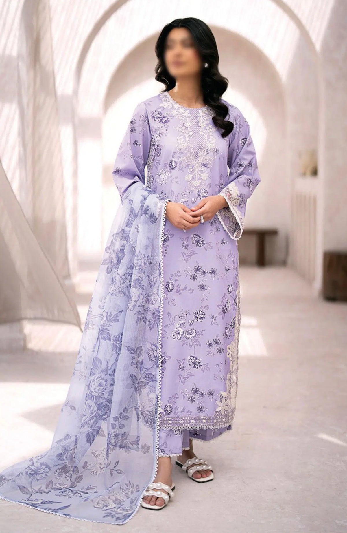 Xenia Formals Summer Soiree Unstitched Lawn Collection 2024 - D 03 TAALIKA