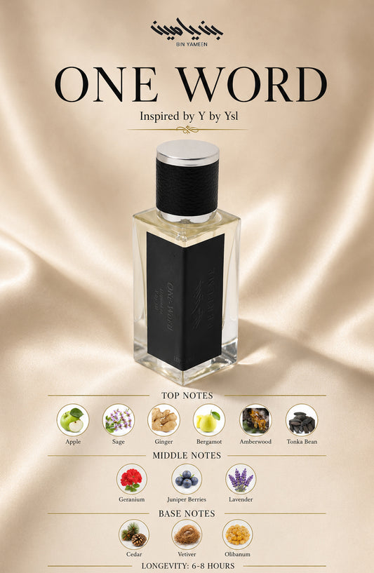 ONE WORD Inspired by Y by YSL - BY26PTRE - Men Perfume