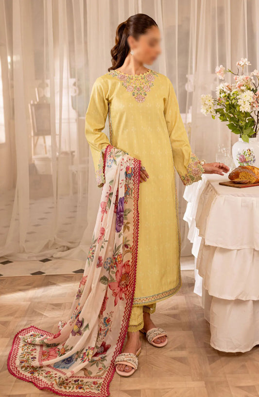FARASHA SERAYA - Unstitched Lawn SS Collection 2024 - 5- FERN