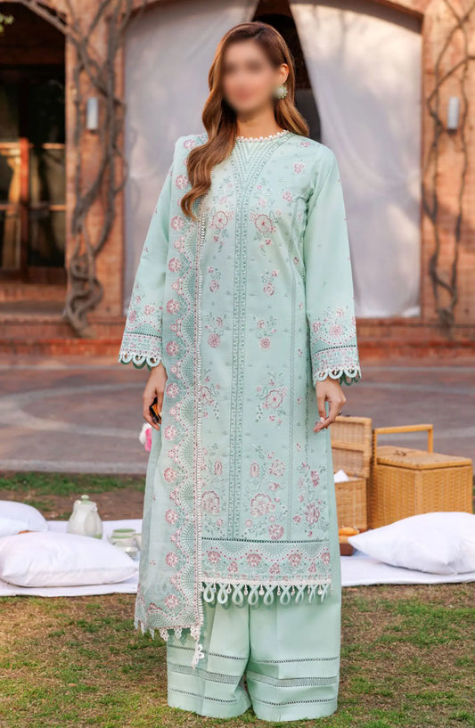 Farasha Kaavish Eid Festive Lawn SS Collection 2024 - 05-WHISPER MINT