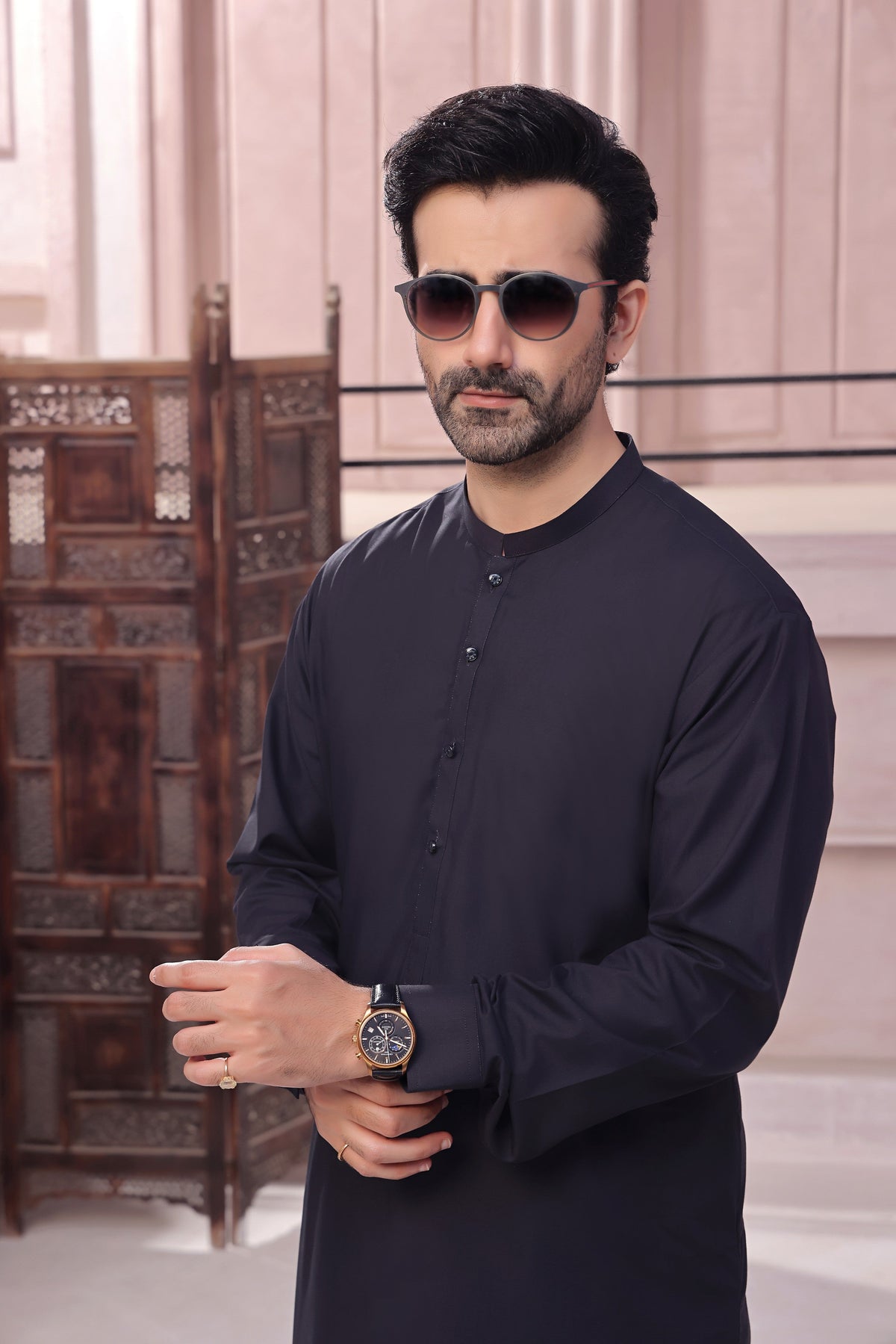 Plain Navy Blue D#1