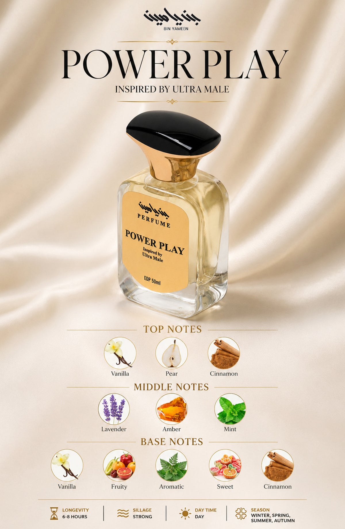 POWER PLAY Inspired by Ultra Male - BY26PTRE - Men Perfume