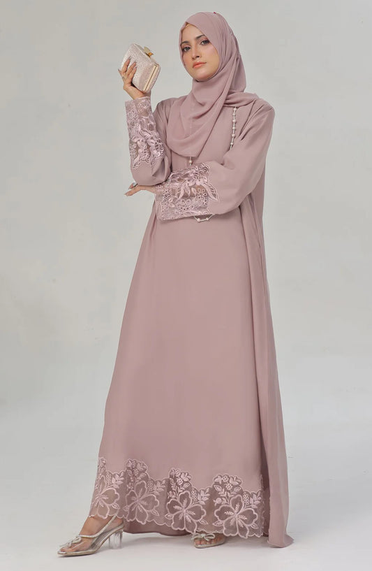 TGM25AB Women Embroidered Abaya Alisha