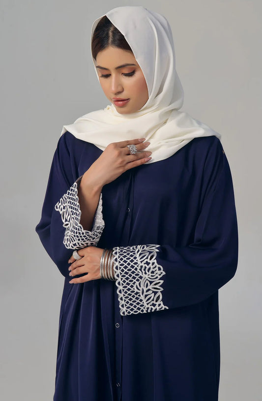 TGM25AB Women Embroidered Abaya Saraya