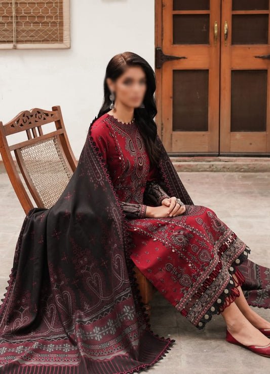 Jazmin Shahtoosh Luxury Embroidered Winter 2022 Collection 07 SABUHI