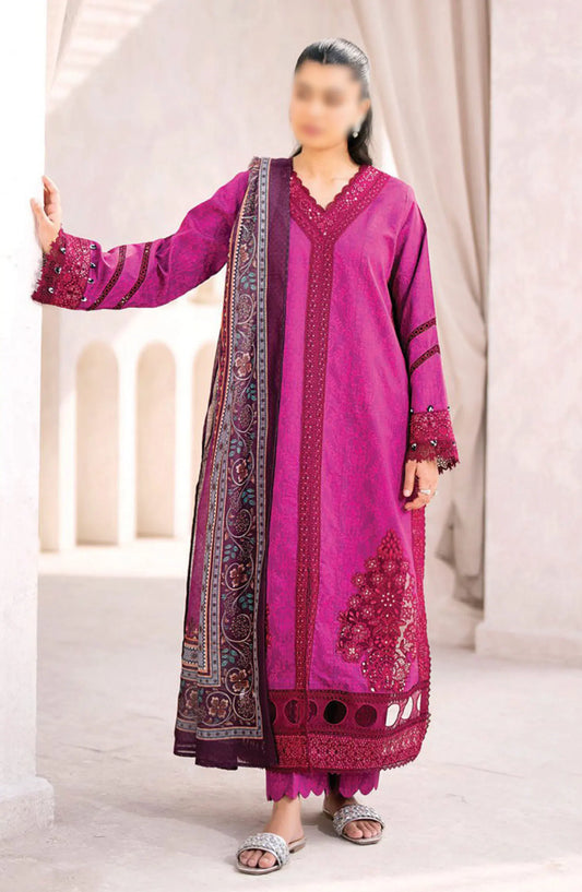 Xenia Formals Summer Soiree Unstitched Lawn Collection 2024 - D 08 MONACO