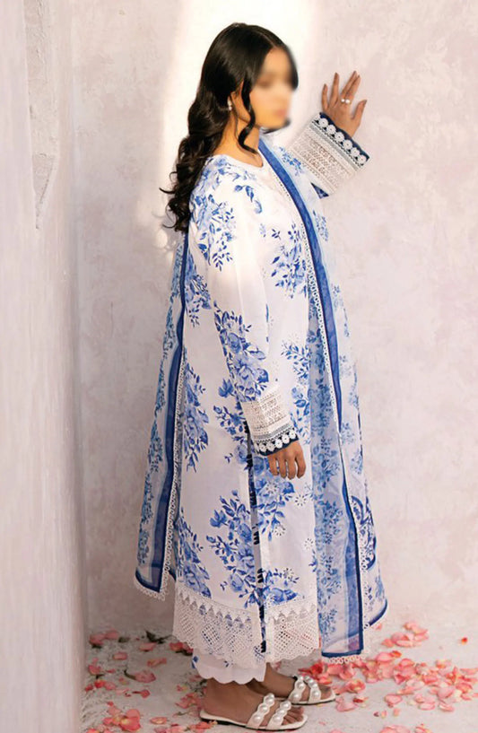 Xenia Formals Summer Soiree Unstitched Lawn Collection 2024 - D 09 GRASSE
