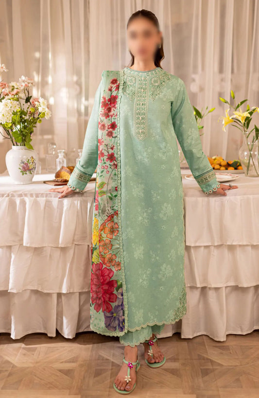 FARASHA SERAYA - Unstitched Lawn SS Collection 2024 - 10-SAGE
