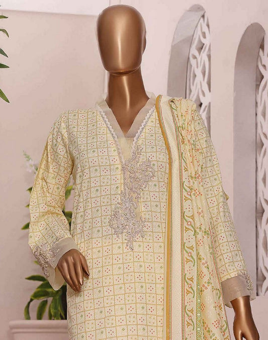 1087 C Amna Khadija Wrinkle Free Print Collection Vol 15