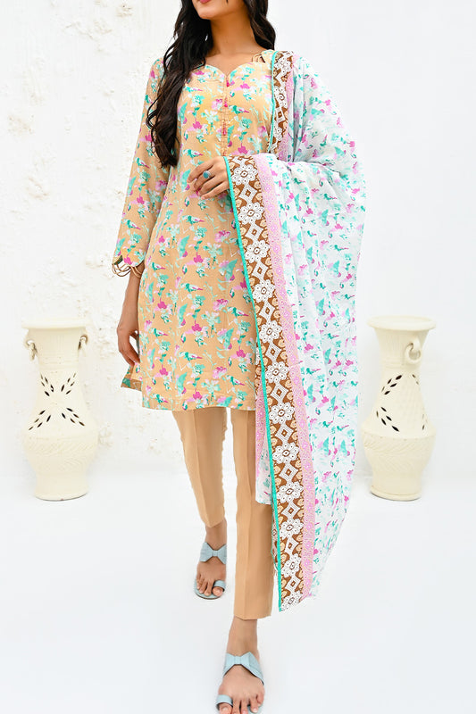 Amna Khadija Wrinkle Free Print Collection Vol 18 - AKW - 1099 c