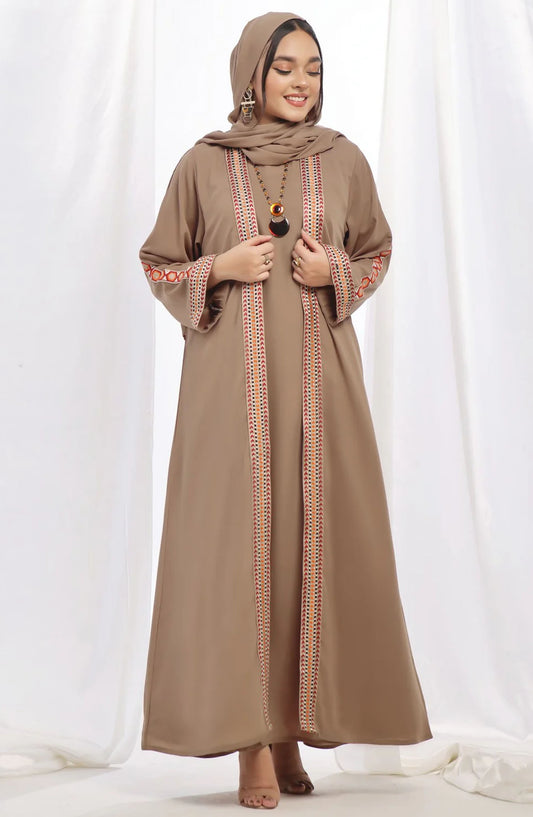 TGM25AB Women Casual Abaya Kashfiya