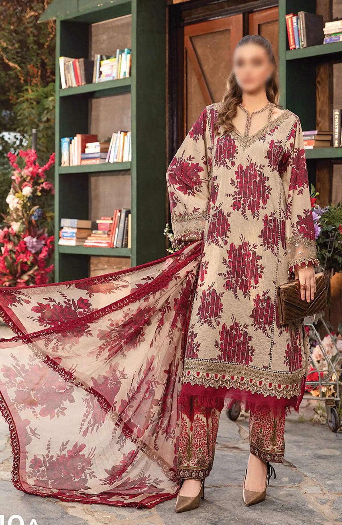 Maria B Unstitched M.Prints Spring Summer Edit 2024 - D 10 A