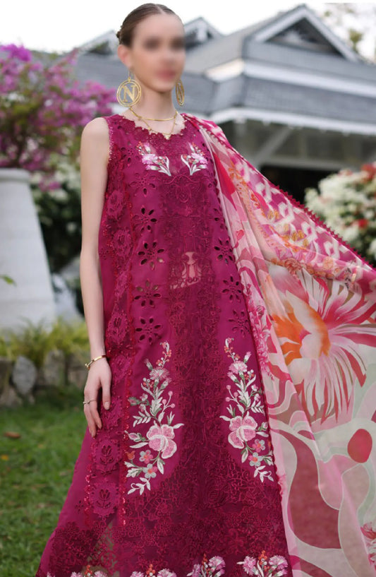 Noor By Saadia Asad Luxury Chikankari Lawn Collection 2024 - D 10  A