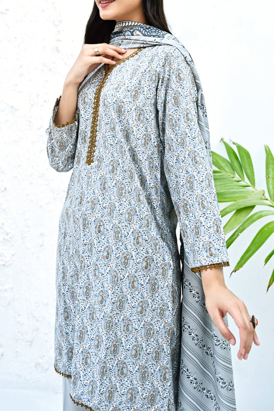 Amna Khadija Wrinkle Free Print Collection Vol 18 - AKW - 1101 c