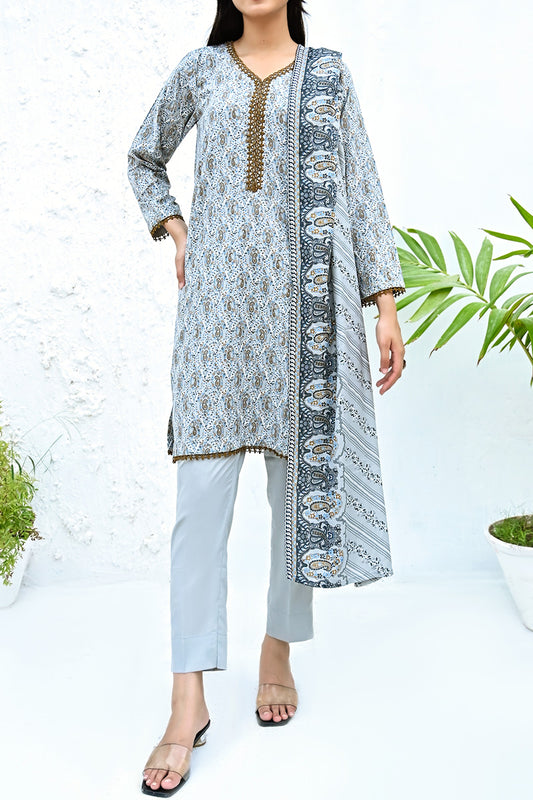 Amna Khadija Wrinkle Free Print Collection Vol 18 - AKW - 1101 c