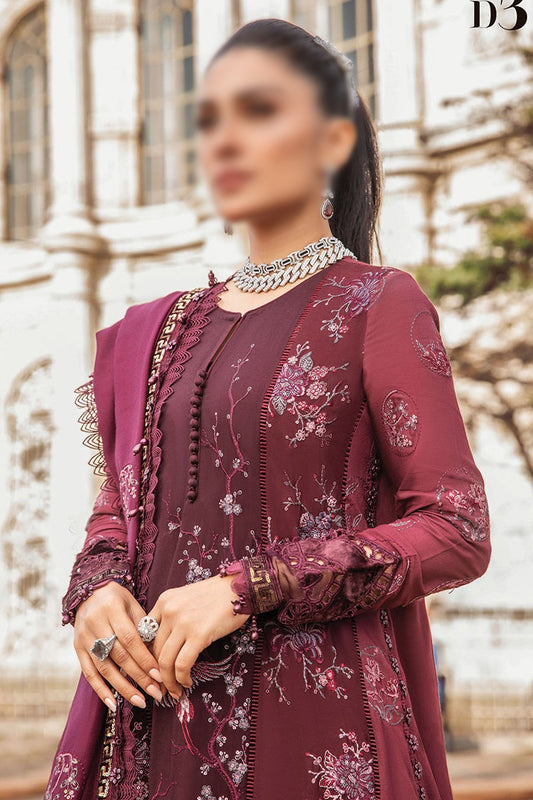 Maria B Unstitched Linen Collection 2023 - D 1103