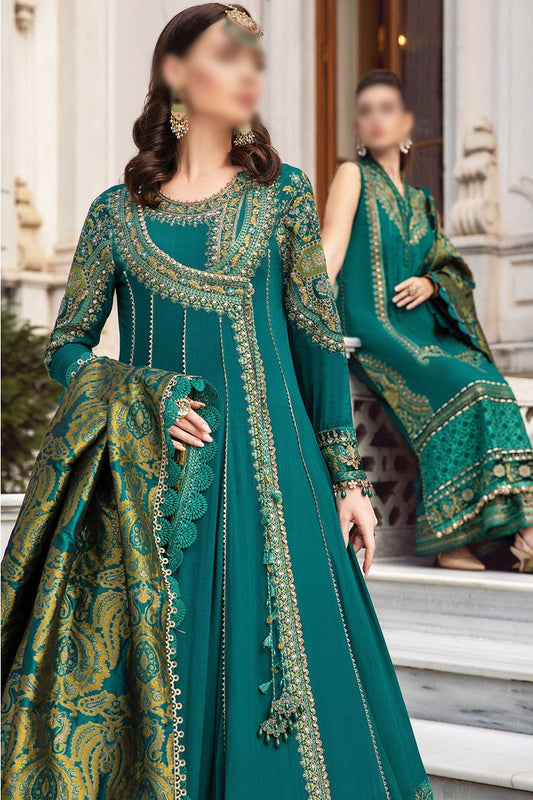Maria B Unstitched Linen Collection 2023 - D 1107