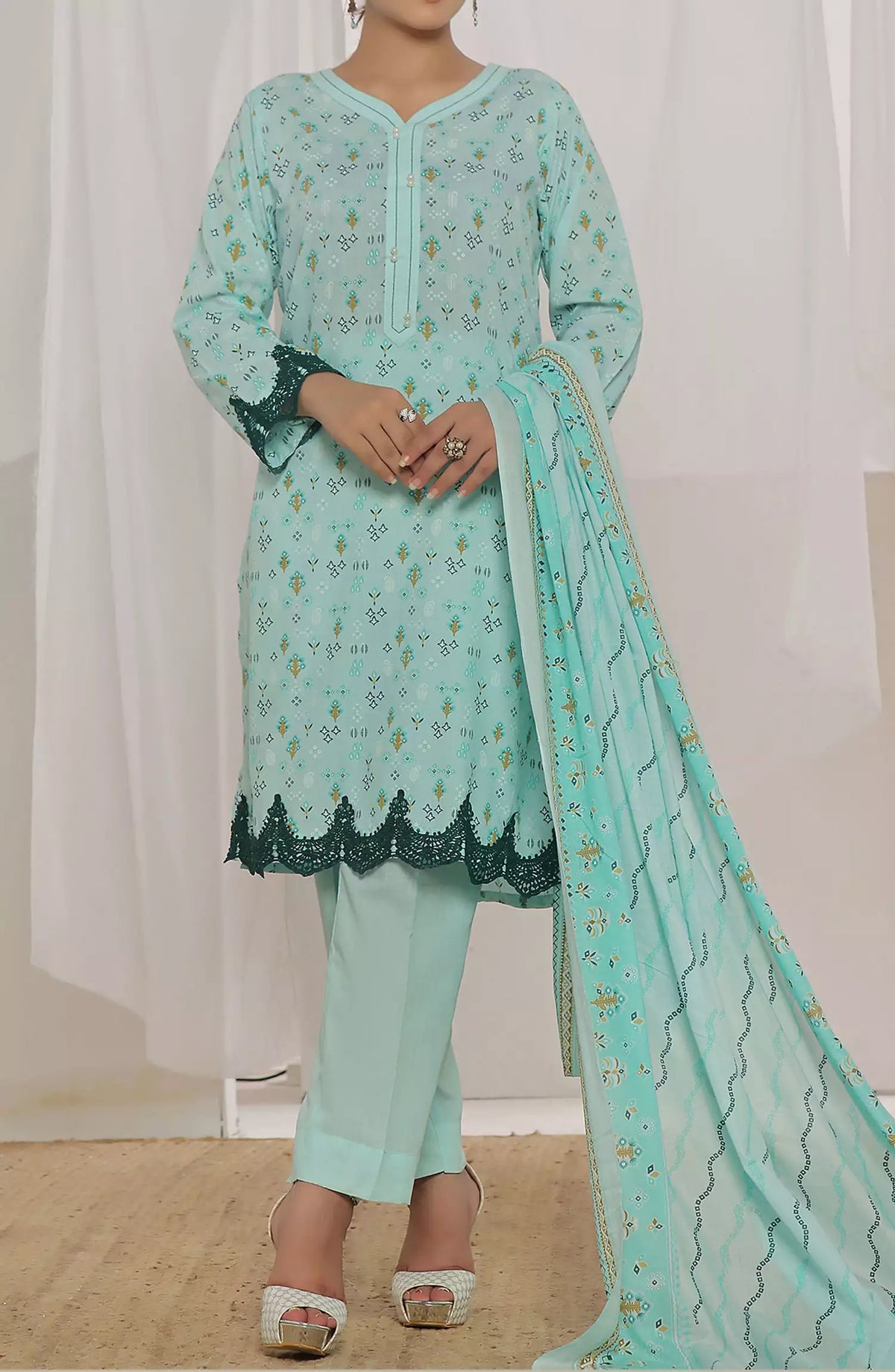 Amna Khadija Wrinkle Free Print Collection Vol 22 - D 1133 D