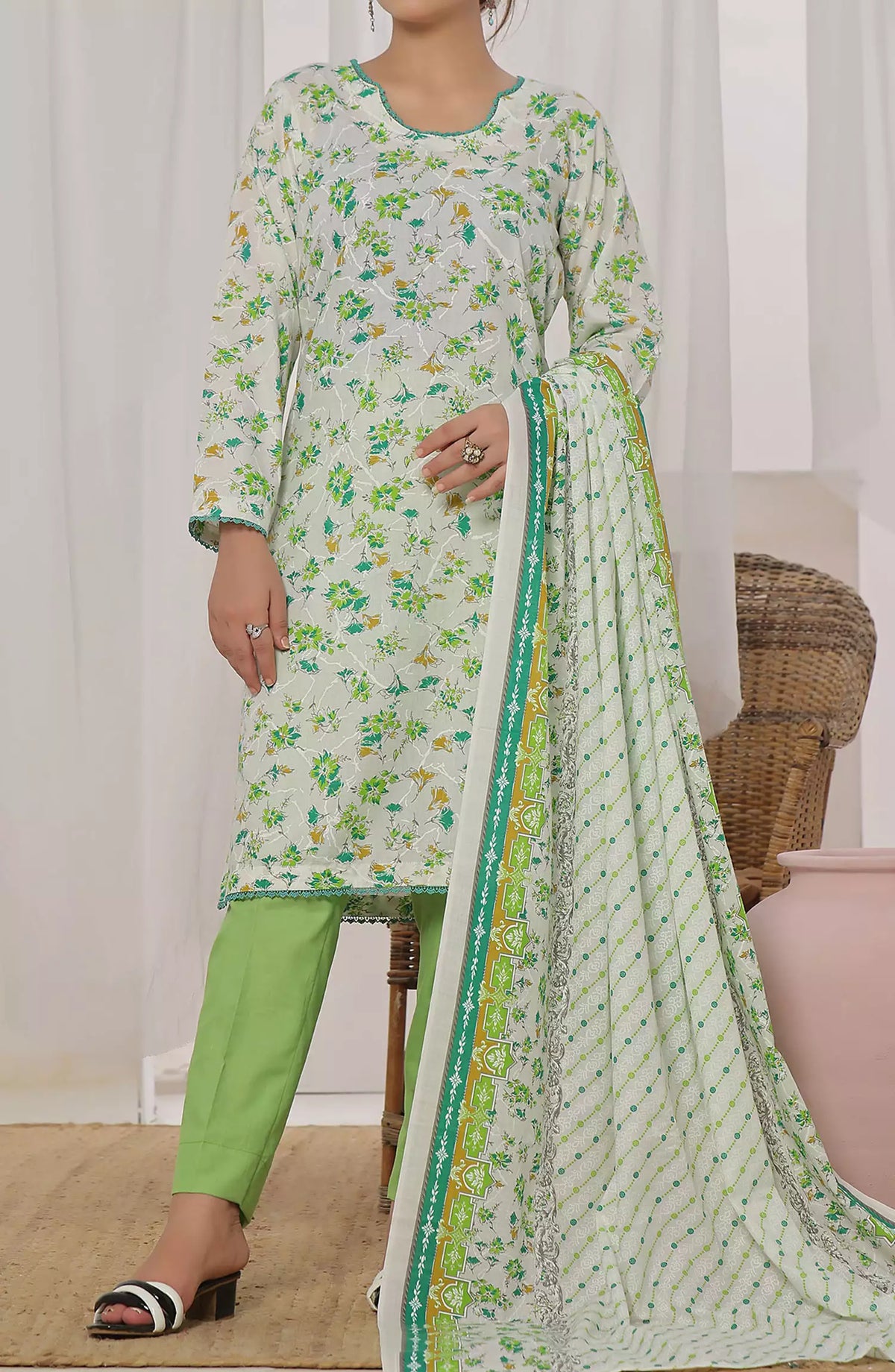 Amna Khadija Wrinkle Free Print Collection Vol 22 - D 1137 C