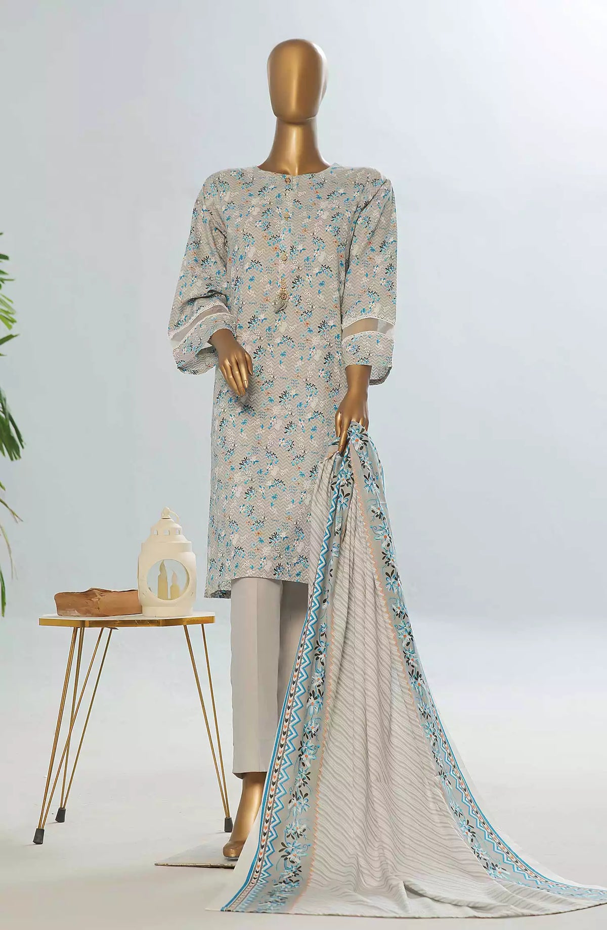 Amna Khadija Wrinkle Free Print Collection Vol 23 - 1138-D