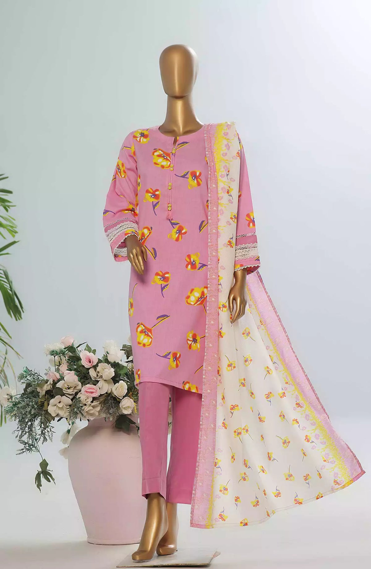 Amna Khadija Wrinkle Free Print Collection Vol 23 - 1140-C