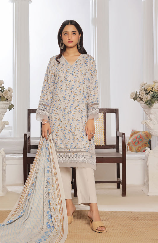 Amna Khadija Wrinkle Free Print Collection Vol 24 - 1143-A