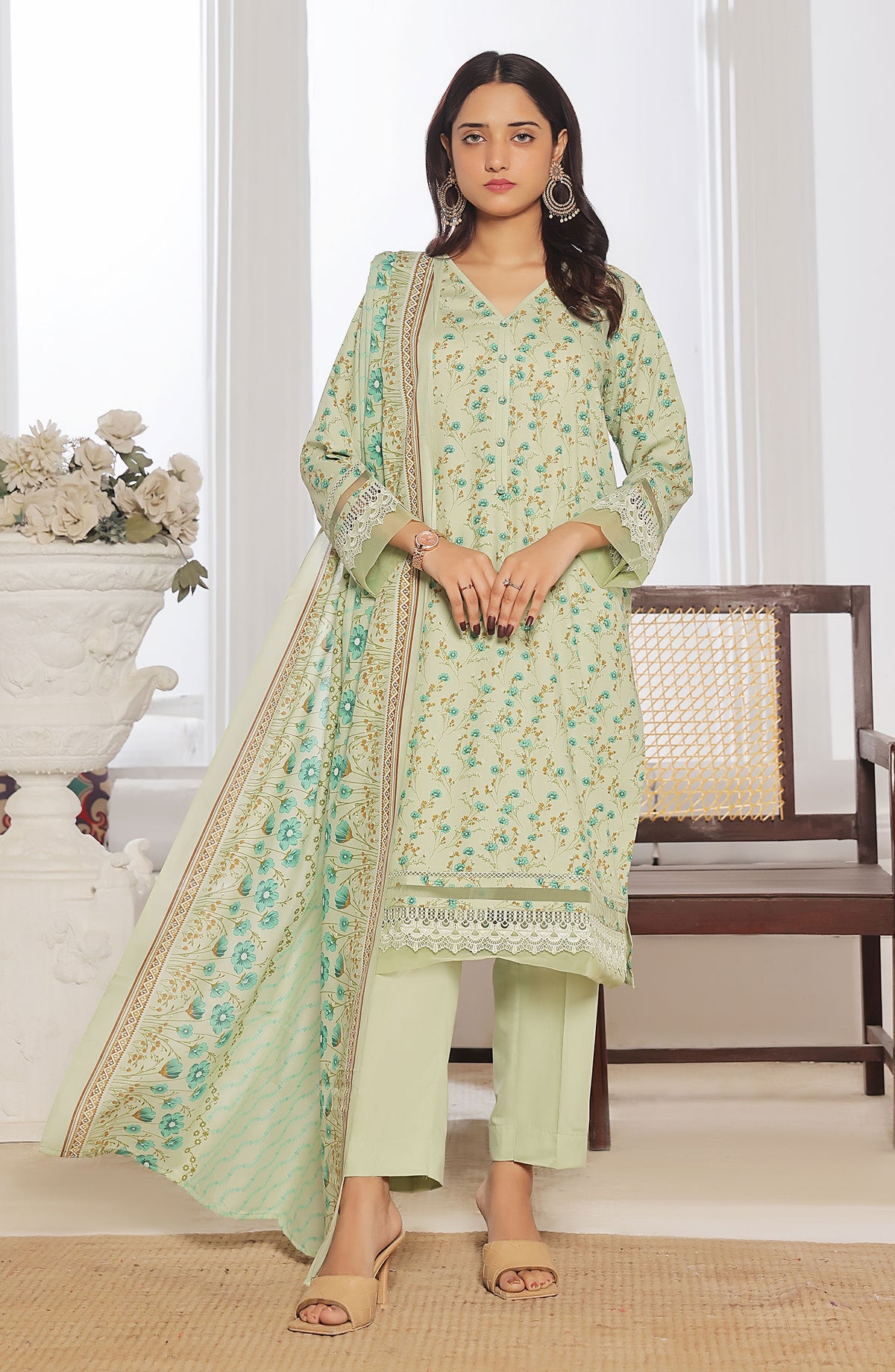 Amna Khadija Wrinkle Free Print Collection Vol 24 - 1143-B