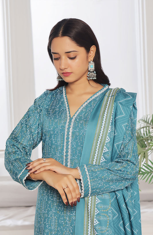 Amna Khadija Wrinkle Free Print Collection Vol 24 - 1145-A