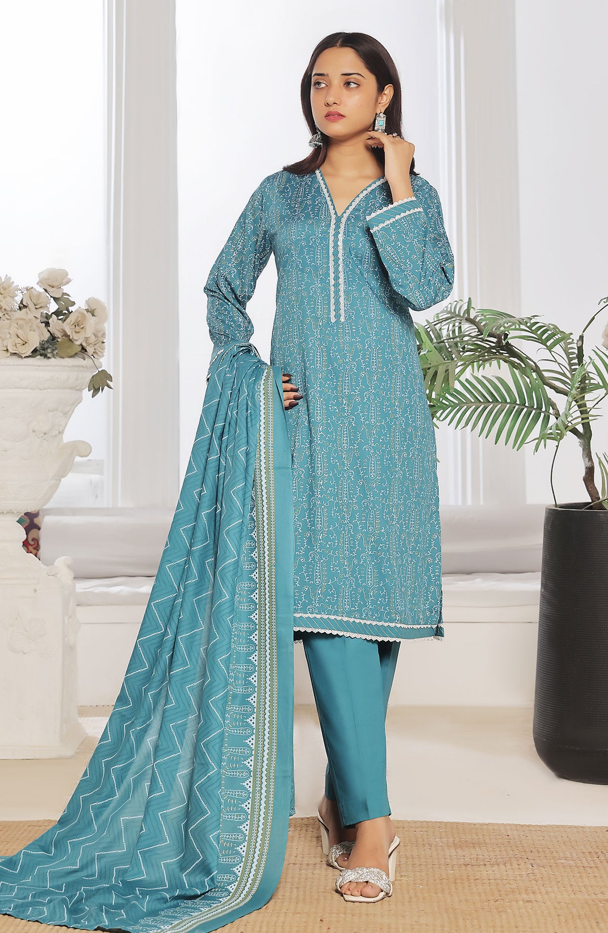 Amna Khadija Wrinkle Free Print Collection Vol 24 - 1145-A