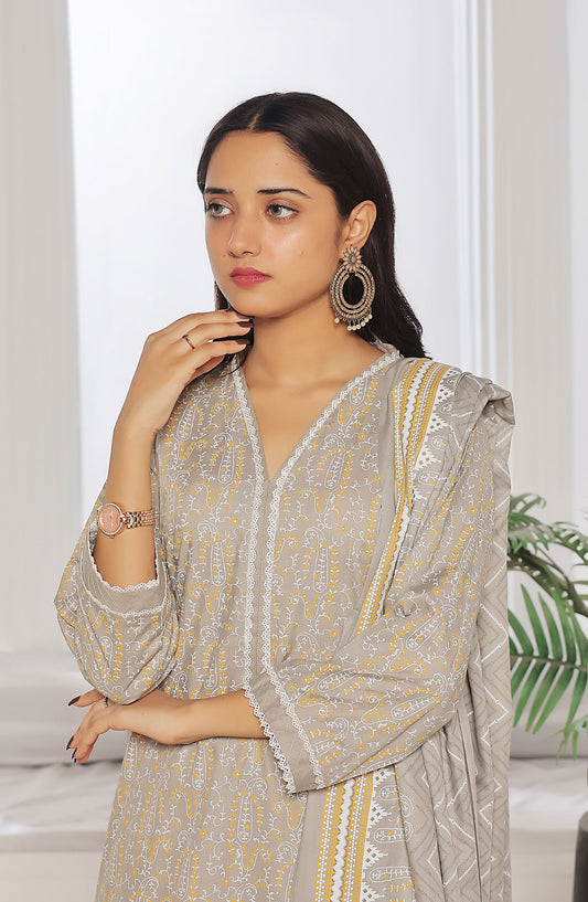 Amna Khadija Wrinkle Free Print Collection Vol 24 - 1145-B