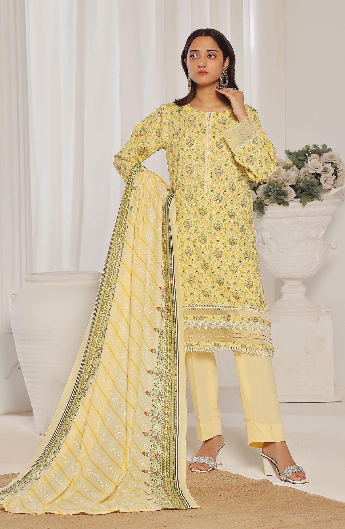 Amna Khadija Wrinkle Free Print Collection Vol 24 - 1147-B