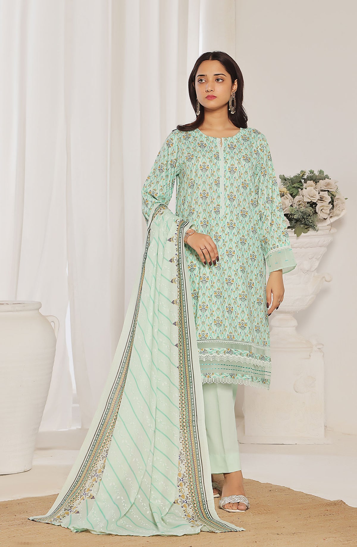 Amna Khadija Wrinkle Free Print Collection Vol 24 - 1147-C