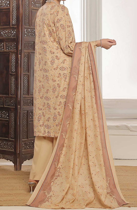Amna Khadija Printed Wrinkle Free Unstitched 3 Piece - 1152 A - AK25WFV20 - Fawn - Casual Collection