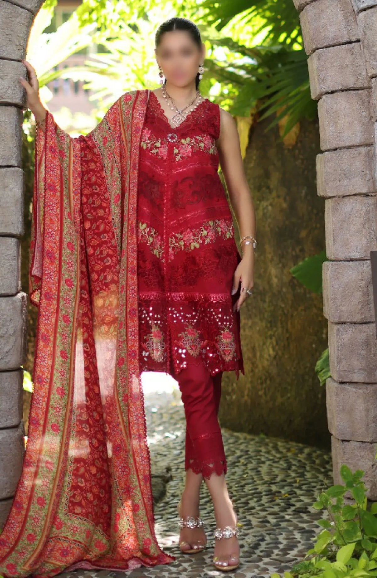 Noor By Saadia Asad Luxury Chikankari Lawn Collection 2024 - D 12 A