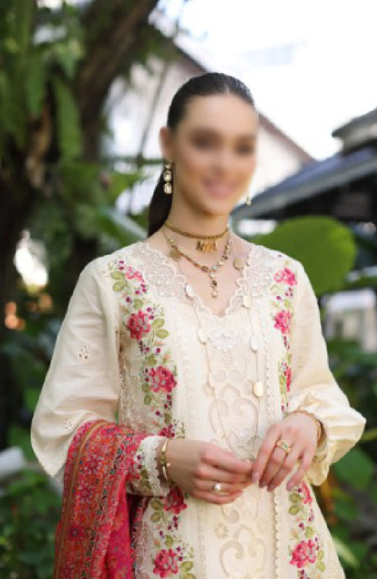 Noor By Saadia Asad Luxury Chikankari Lawn Collection 2024 - D 12 B