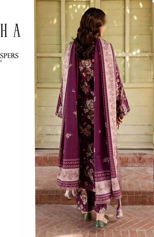 Farasha The Winter Whispers Unstitched Khaddar 2024 - 13 MAEVE