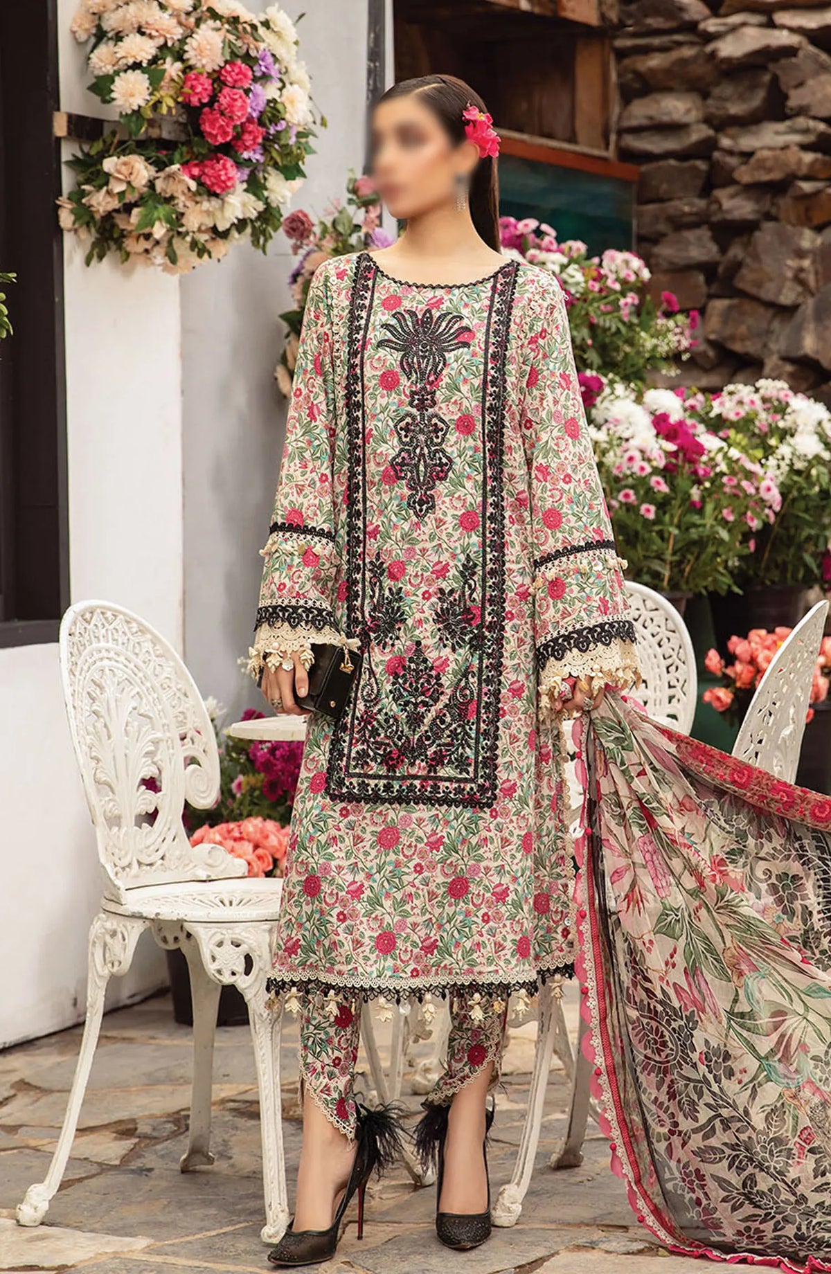 Maria B Unstitched M.Prints Spring Summer Edit 2024 - D 13 A