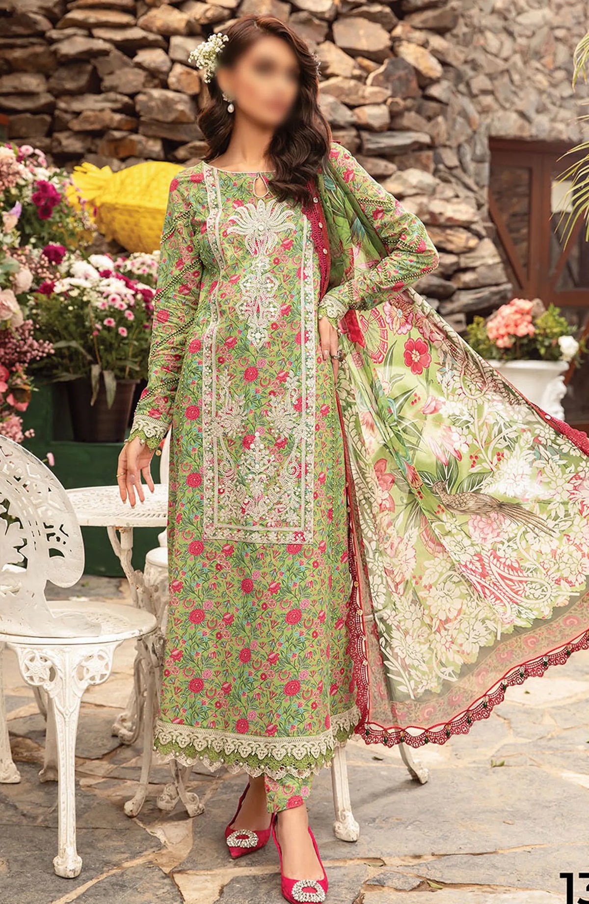 Maria B Unstitched M.Prints Spring Summer Edit 2024 - D 13 B