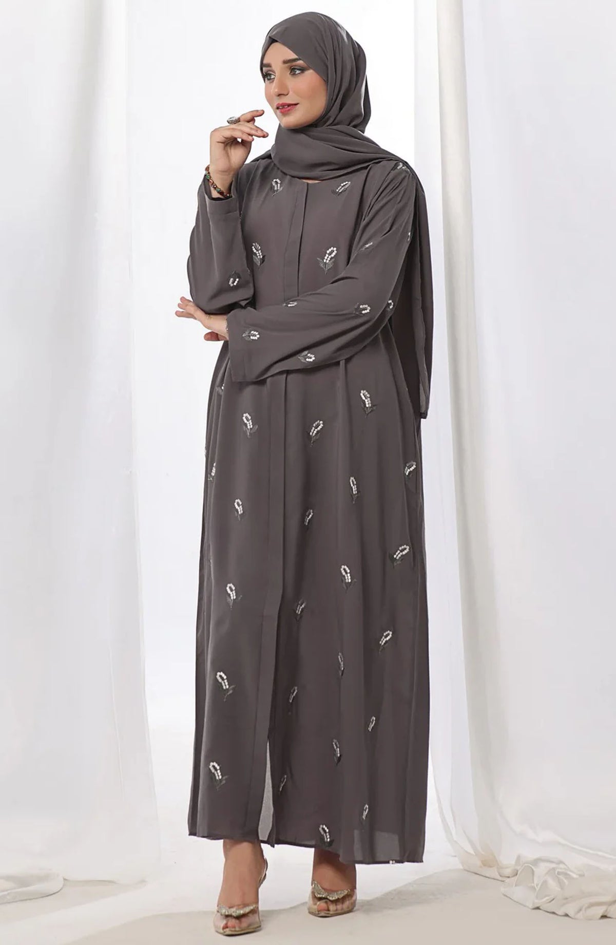 TGM25AB Women Casual Abaya Yasira