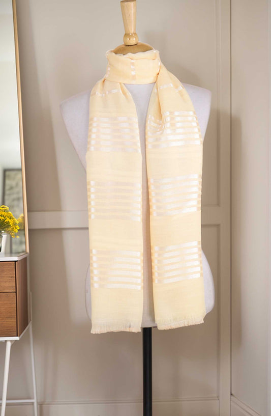 Stoluxe Premium Slub Jacquard Lawn Stole Vol 20 16144350 E
