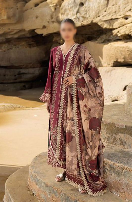 Zainab Chottani Chikankari Luxury Unstitched Collection 2024 - 1 B Aysel