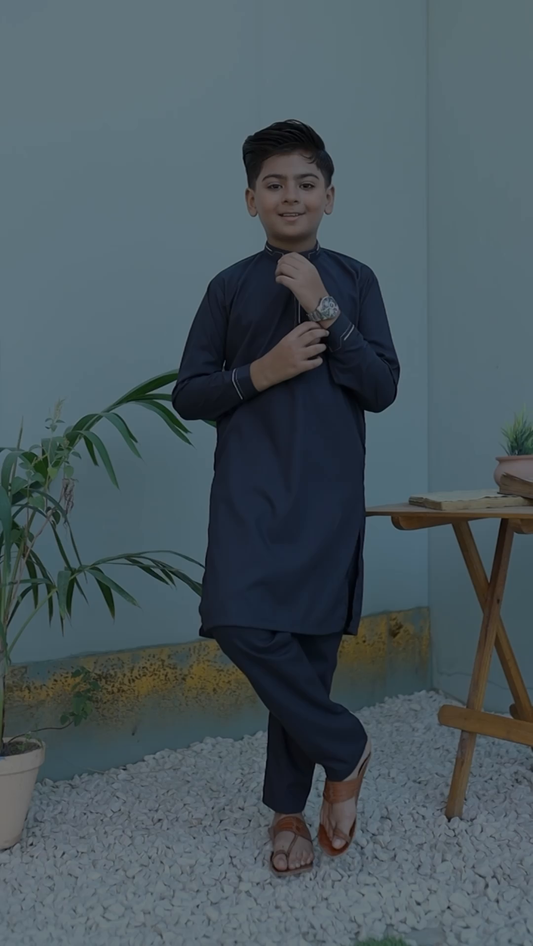 Aegean Blue Kurta Trouser KT 105