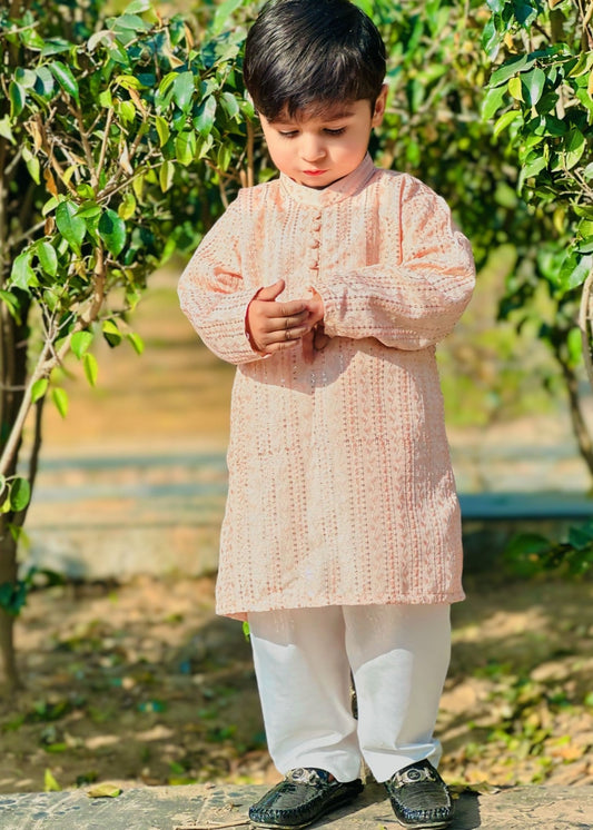 Peach Kurta KT 118