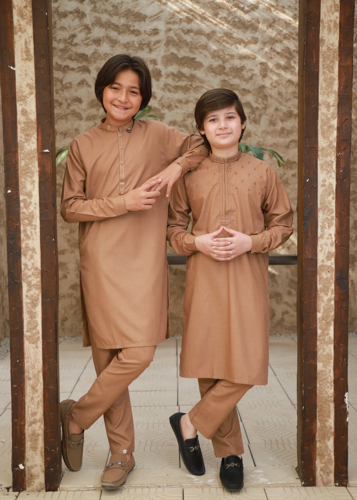 Sand Brown Kurta Trouser KT 136