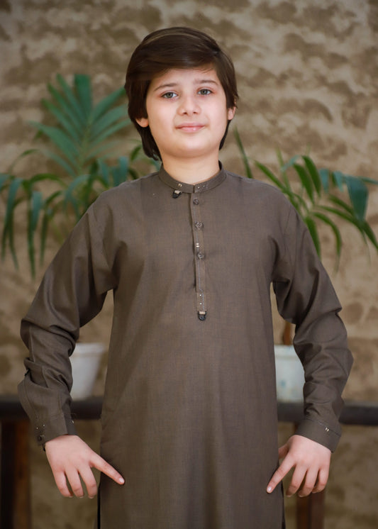 Mocha Brown Kurta Trouser KT 146