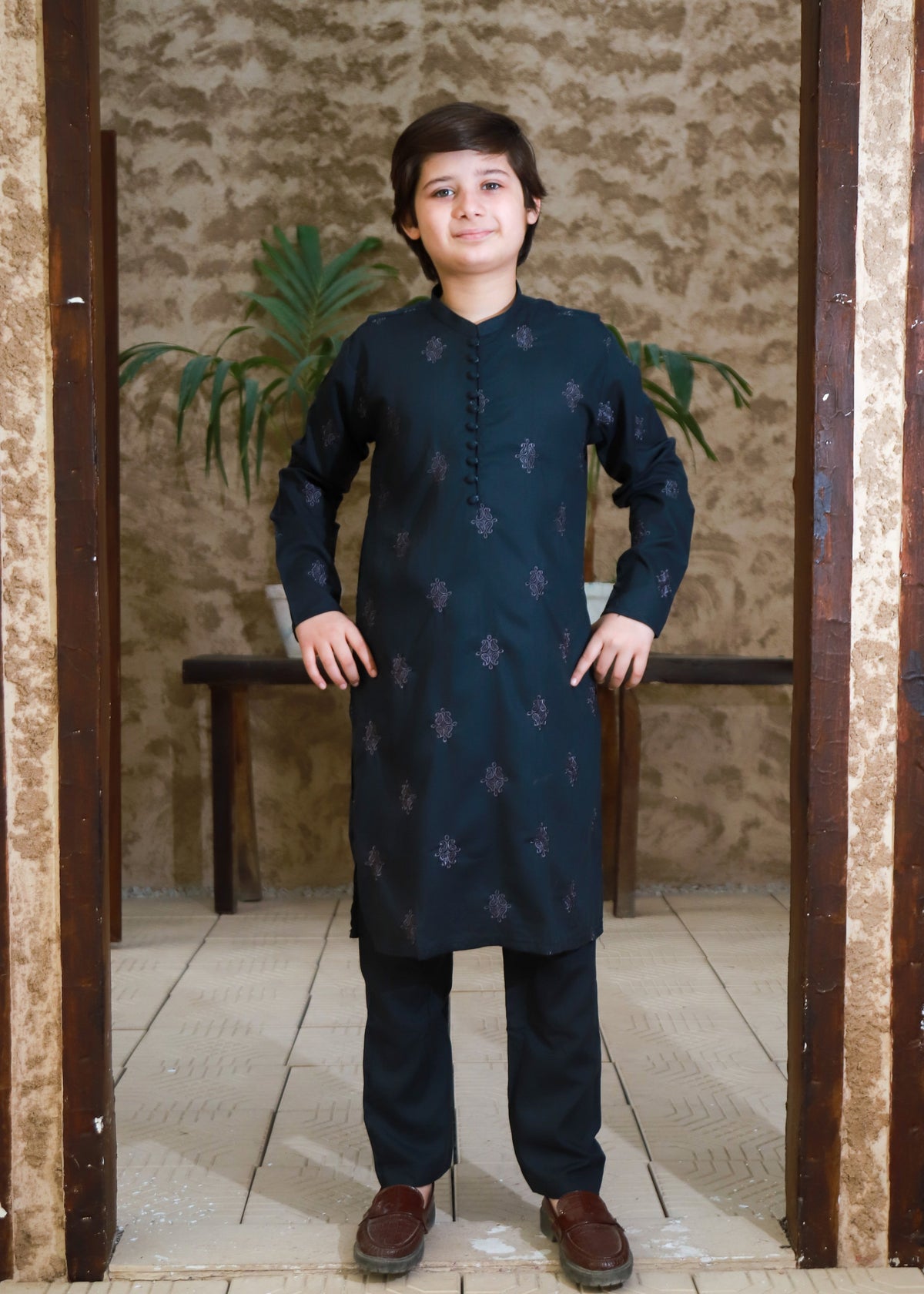 Pine Green Kurta Trouser KT 150