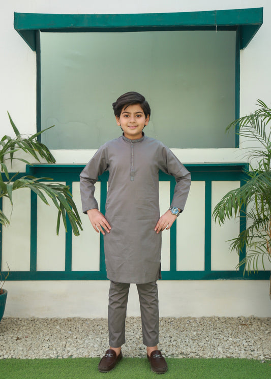 Ash Grey Kurta Trouser AH 069